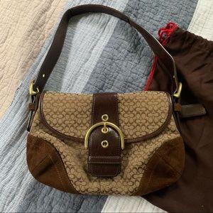 Coach purse - original mini C classic print